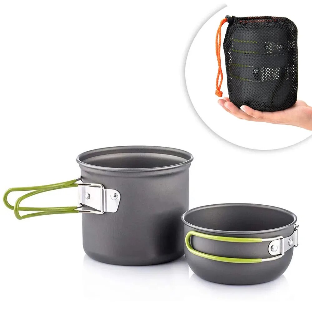 Camping Cooking Essentials - التخييم تجهيزات المطابخ فوضى عدة خفيفة