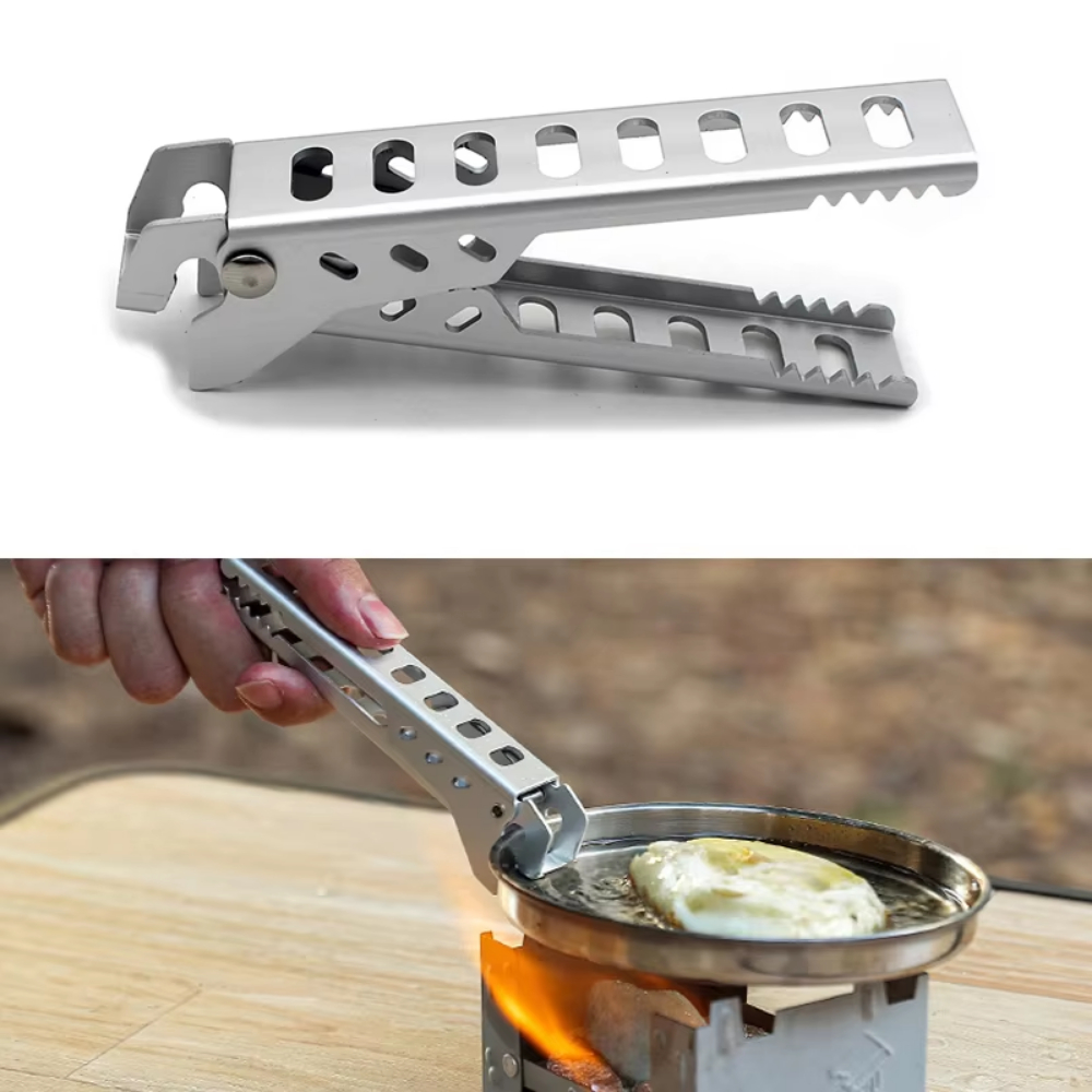 Camping Cooking Handle - في الهواء الطلق الألومنيوم مكافحة الساخن