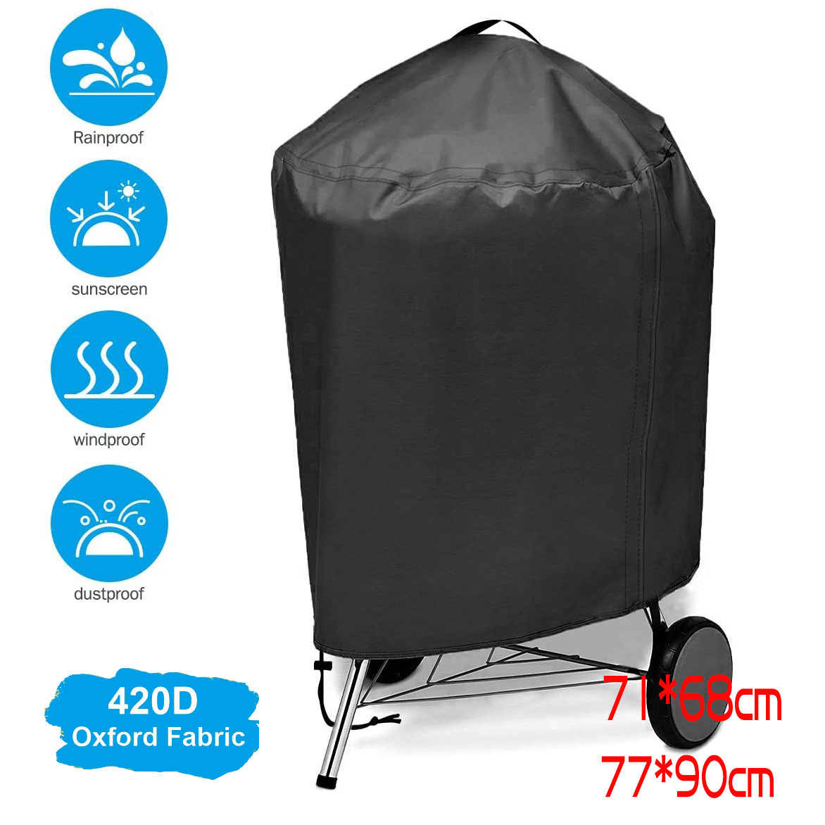 Camping Cooking Fire Pit - 210D غطاء الشواية في الهواء الطلق