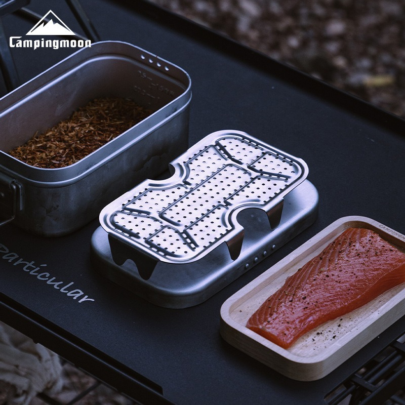 Camping Cooking Disc - شبكة سفلية لصندوق الغداء من الألومنيوم