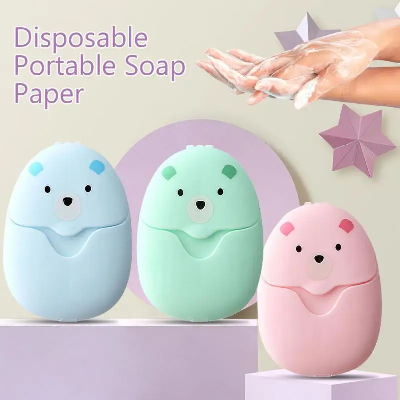 Biodegradable Soap Camp - 50 قطعة من صفائح صابون السفر