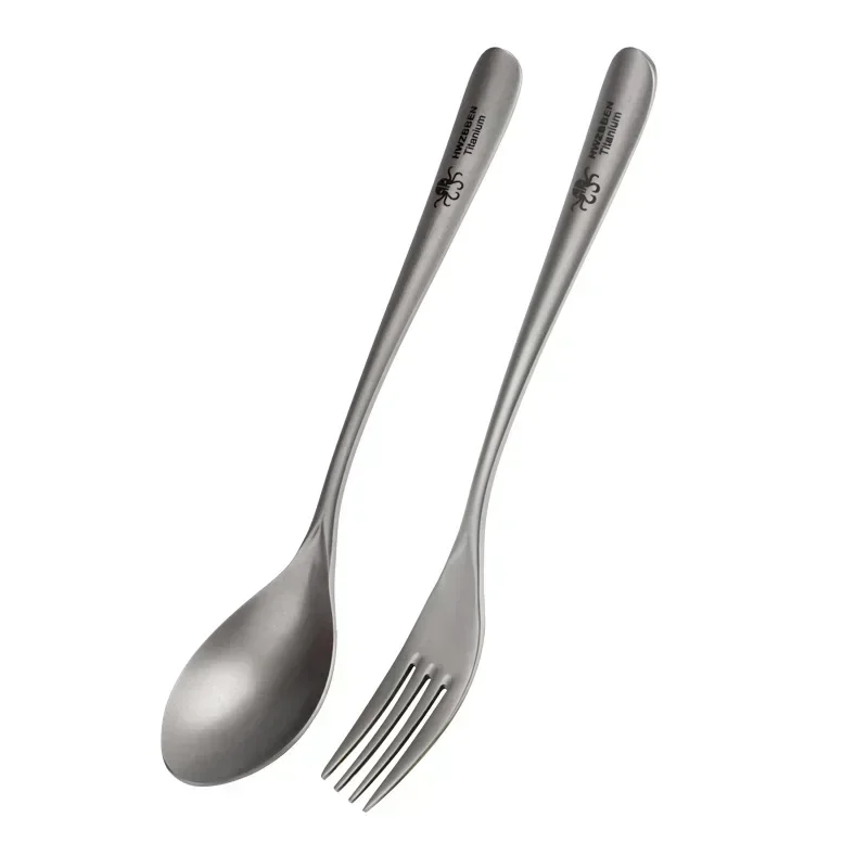 Camping Cooking And Cutlery Set - HWZBBEN-التيتانيوم أدوات المائدة التخييم في الهواء