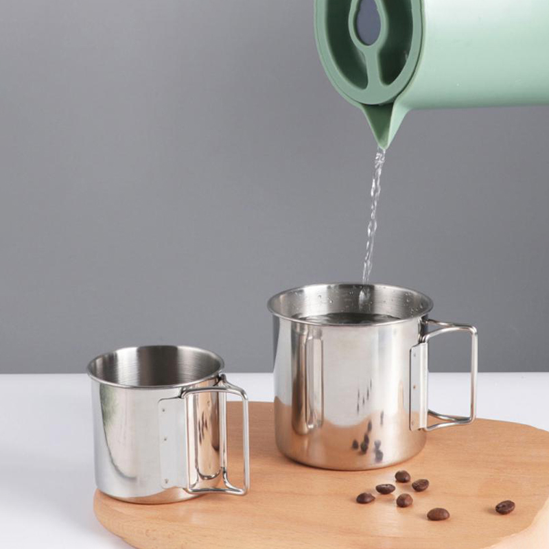 260/350/600 مللي الفولاذ المقا - مراجعة Quality Camping Cooking Set وسعره