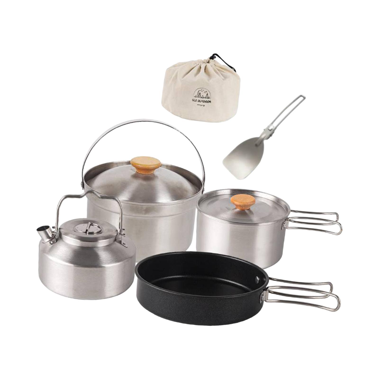 أدوات طهي للتخييم، مقلاة محمول - مراجعة Camping Cooking Handle وسعره