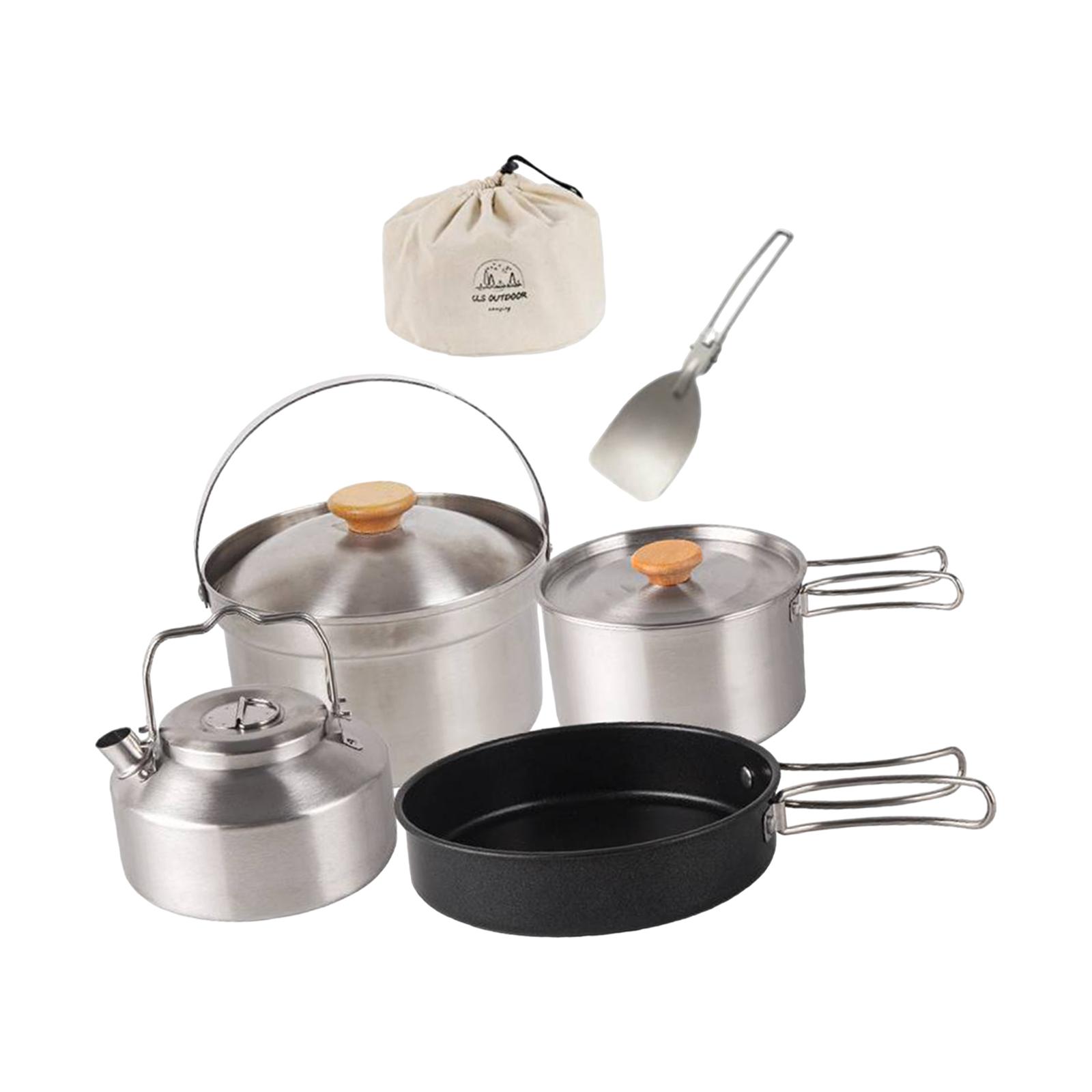 أدوات طهي للتخييم، مقلاة محمول - مراجعة Camping Cooking Handle وسعره