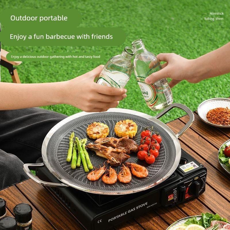 مقلاة شواء متعددة الوظائف من ا - مراجعة Camping Cooking Gas Stove وسعره