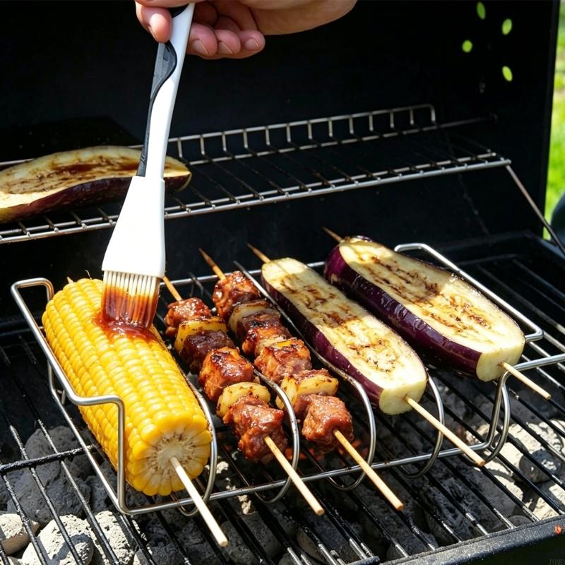 شبكة شواء غير لاصقة من الفولاذ - مراجعة Camping Cooking Vegetables وسعره