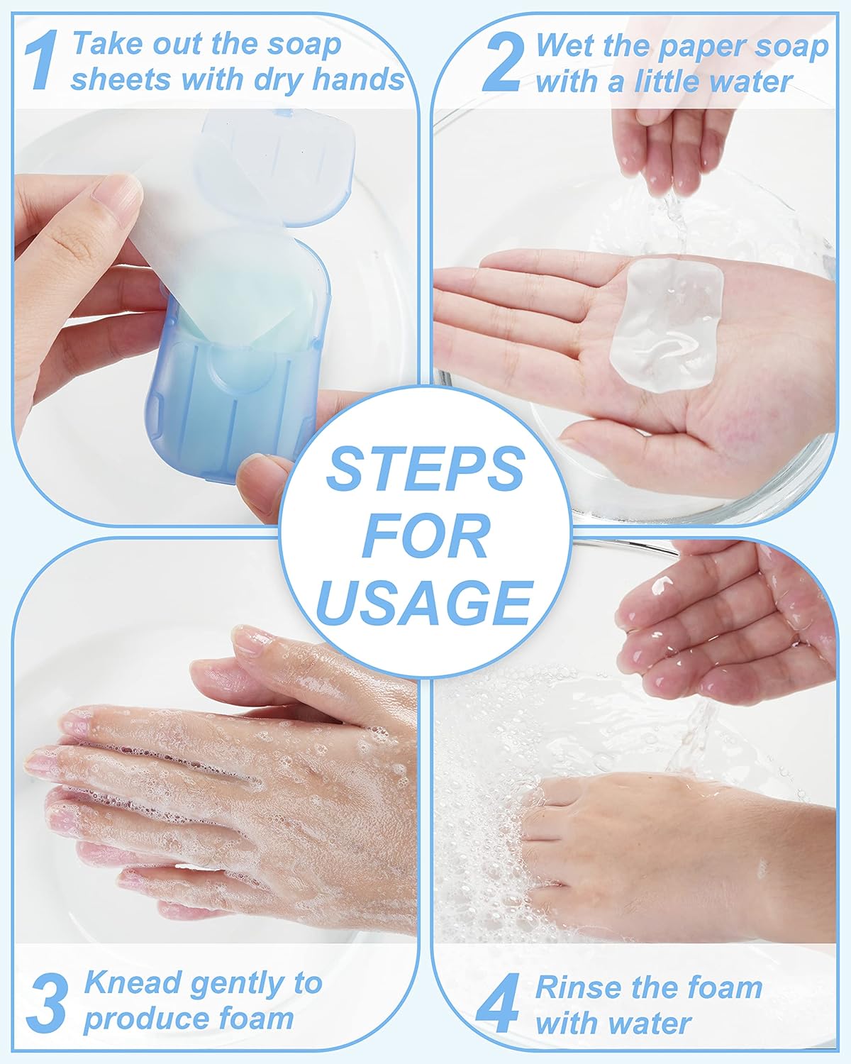 5/10/20 صناديق من صفائح صابون  - مراجعة Biodegradable Soap Camp وسعره