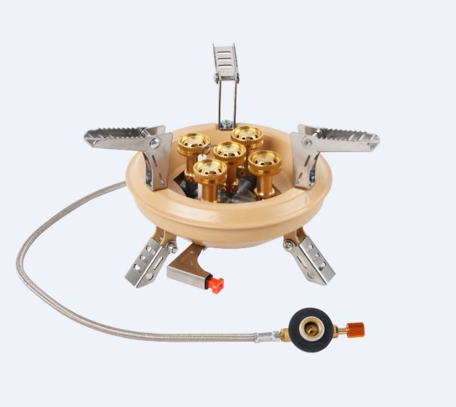 BRS-201A موقد غاز محمول للتخيي - مراجعة Camping Cooking Gas Stove وسعره