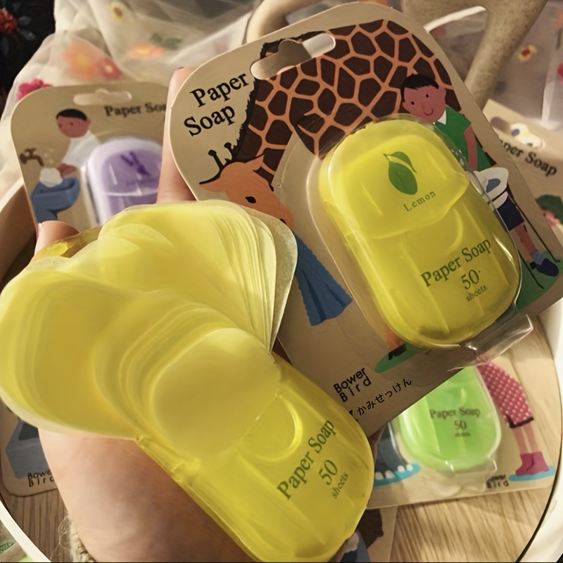 50 قطعة من أوراق الصابون المحم - مراجعة Biodegradable Soap Camp وسعره