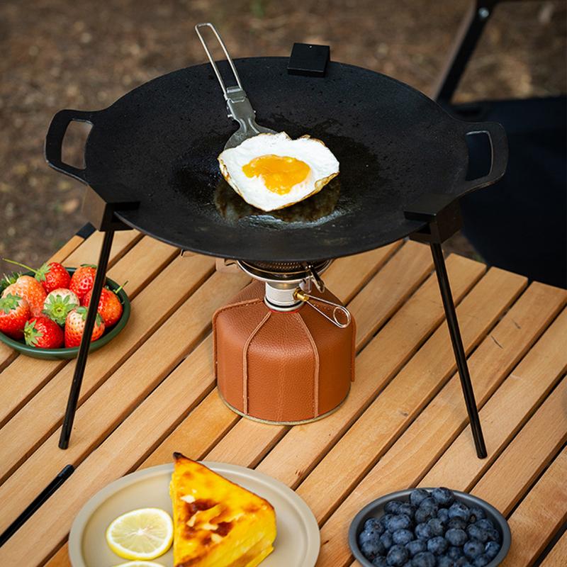 حامل ثلاثي للتخييم للطهي في ال - مراجعة Camping Cooking Fire Pit وسعره