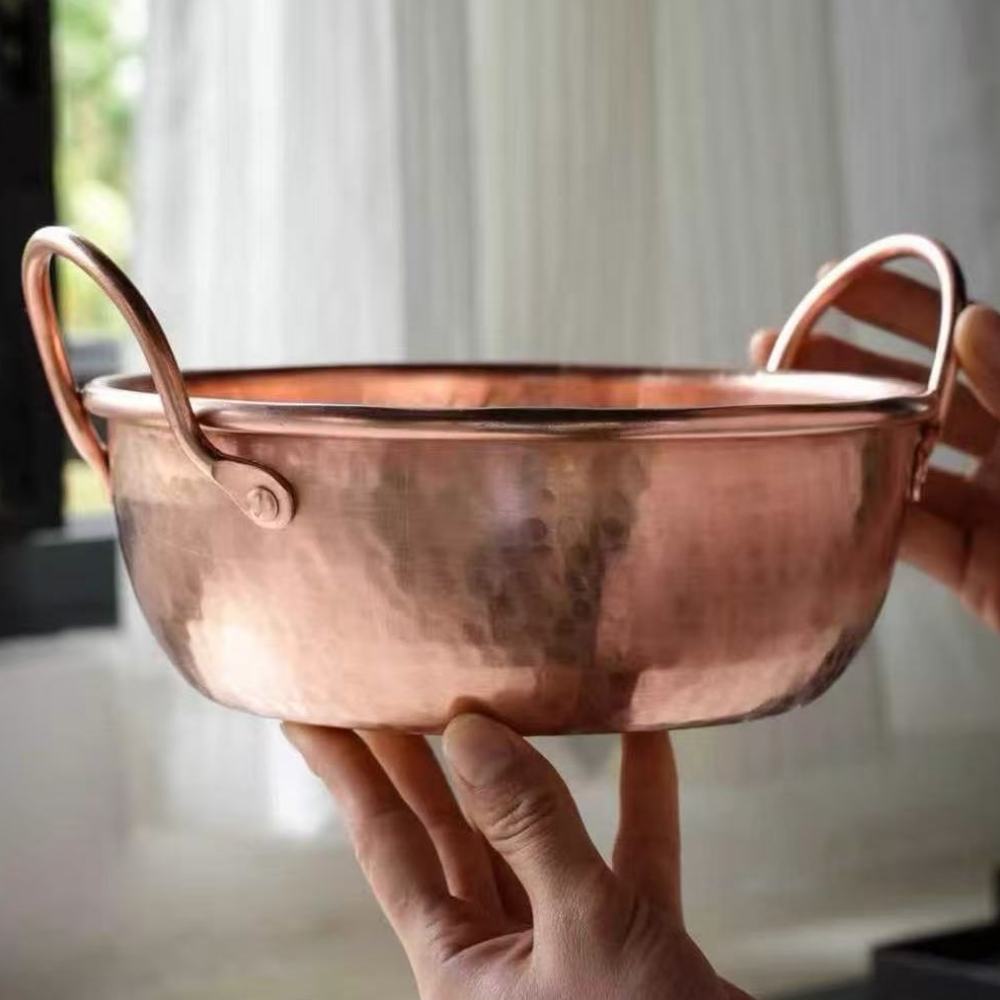 وعاء نحاسي عتيق، وعاء طعام للت - مراجعة Vintage Camping Cooking Set وسعره