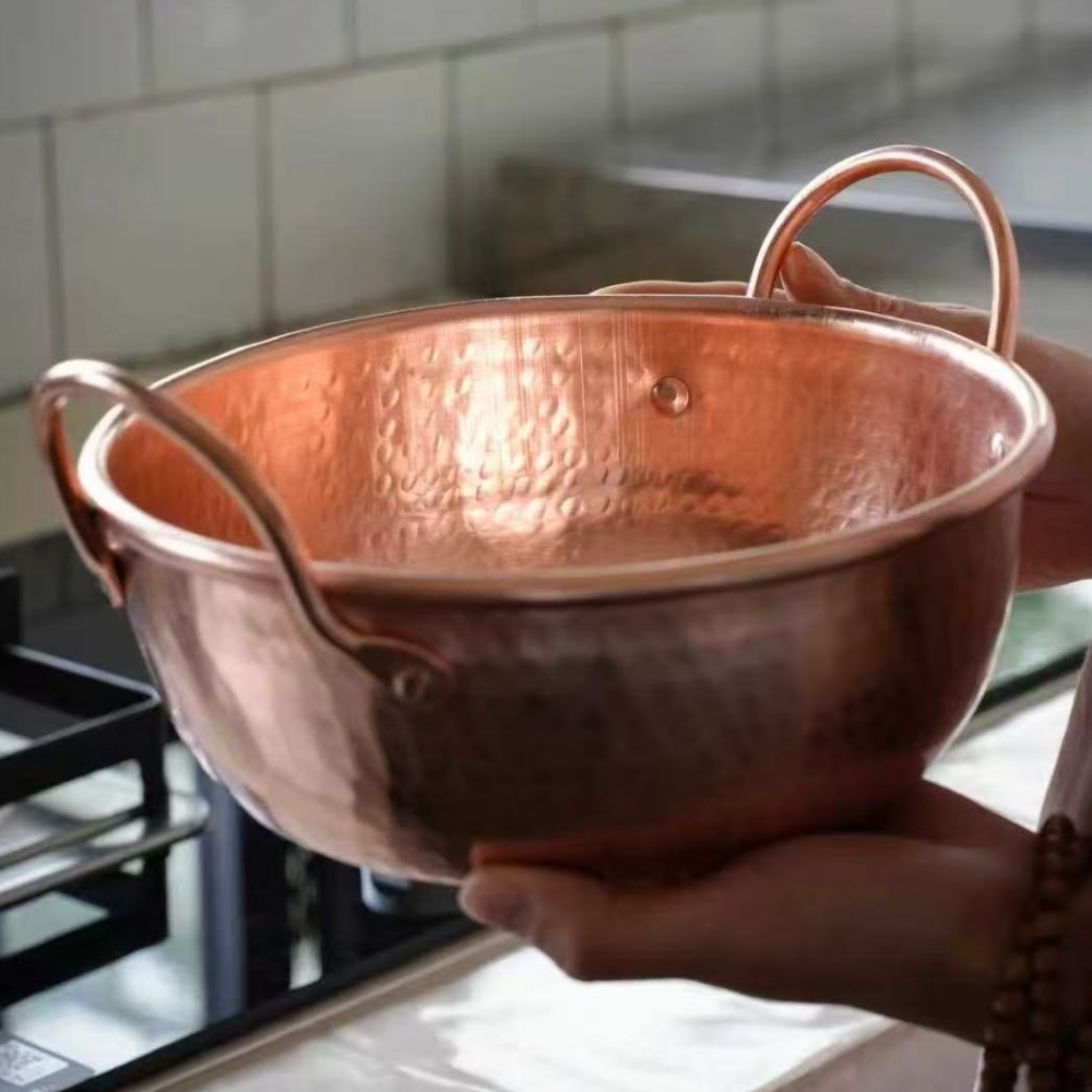 وعاء نحاسي عتيق، وعاء طعام للت - مراجعة Vintage Camping Cooking Set وسعره