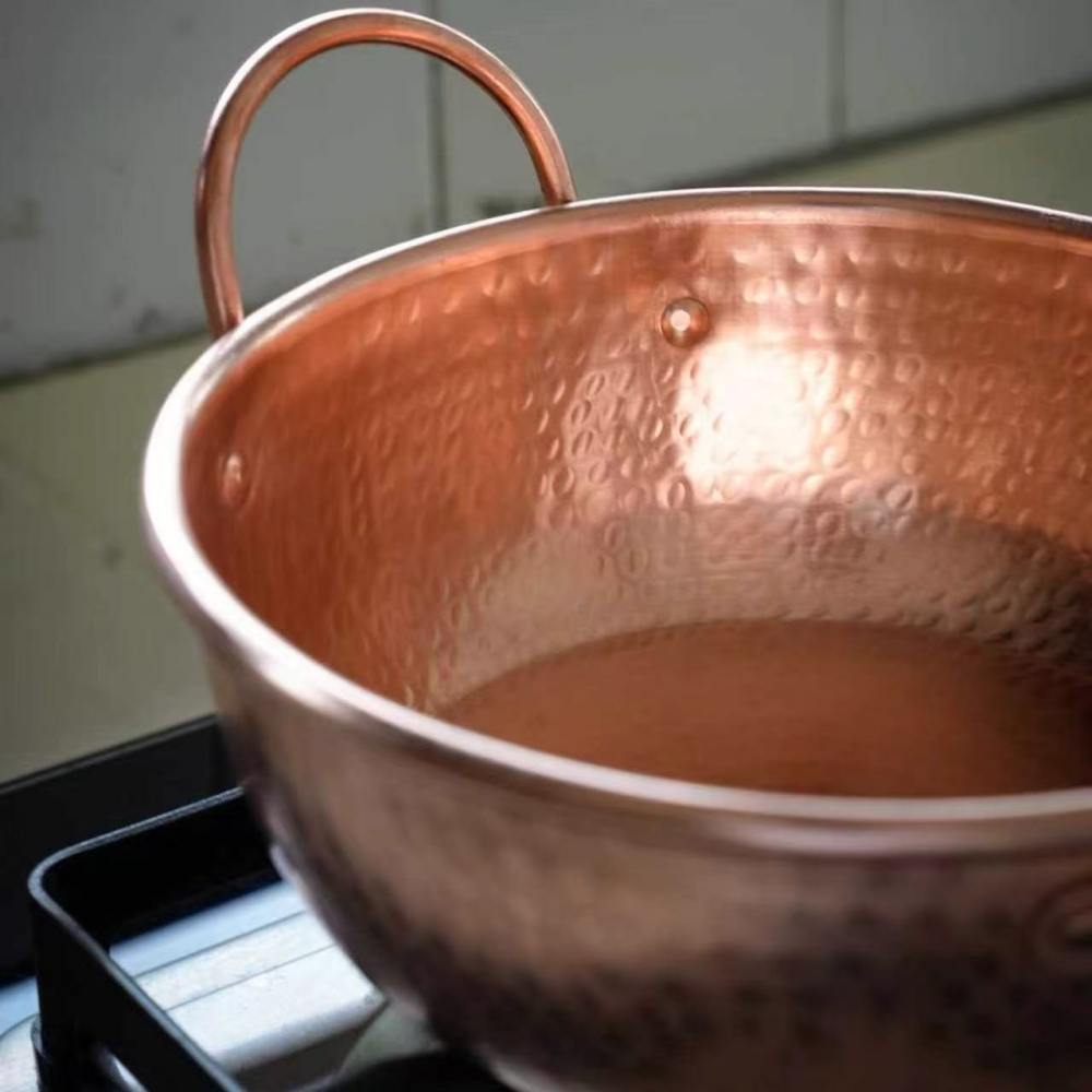 وعاء نحاسي عتيق، وعاء طعام للت - مراجعة Vintage Camping Cooking Set وسعره