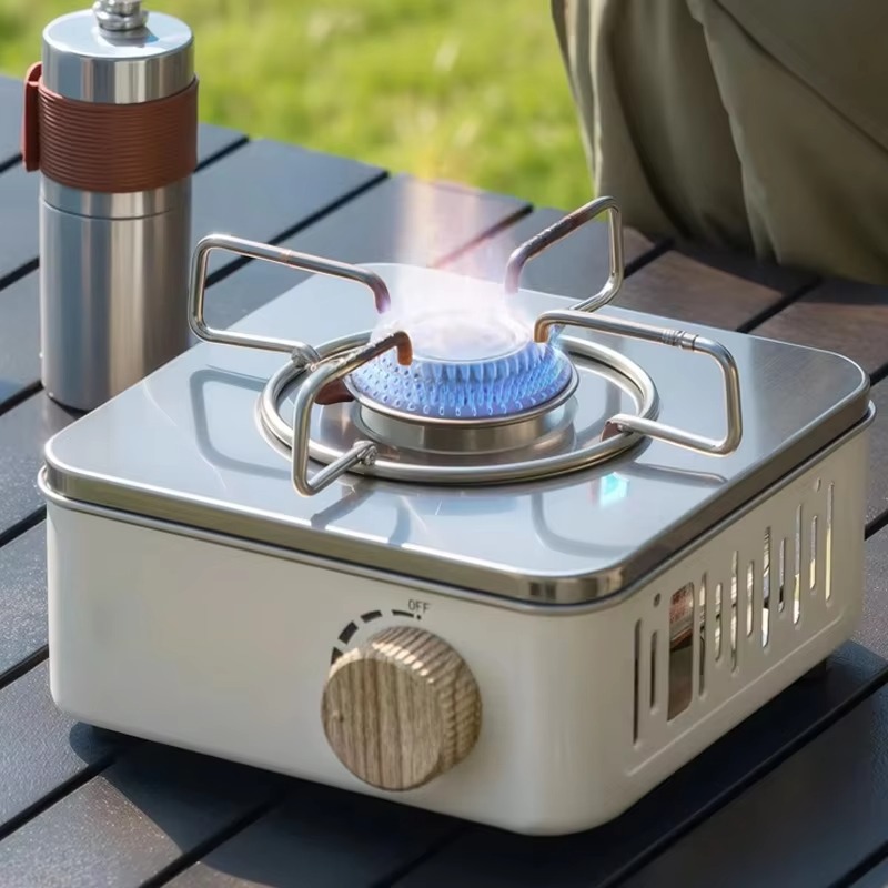 موقد غاز صغير محمول مع حقيبة ح - مراجعة Camping Cooking No Gas وسعره
