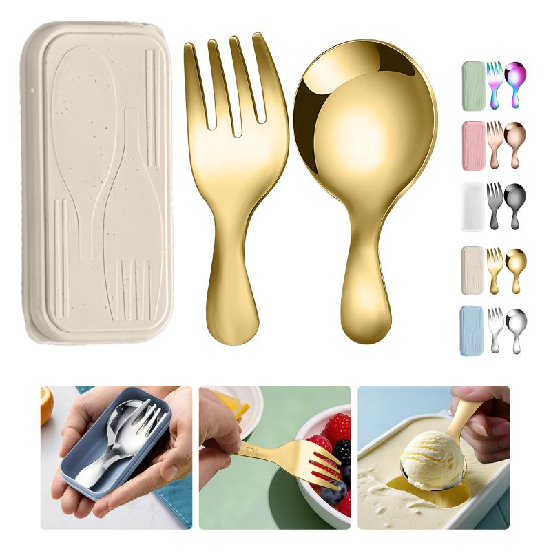 الفولاذ المقاوم للصدأ مجموعة أ - مراجعة Camping Cooking And Cutlery Set وسعره