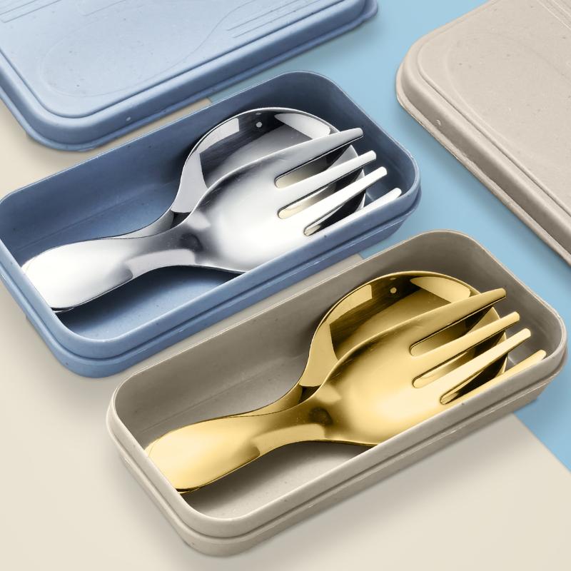 الفولاذ المقاوم للصدأ مجموعة أ - مراجعة Camping Cooking And Cutlery Set وسعره