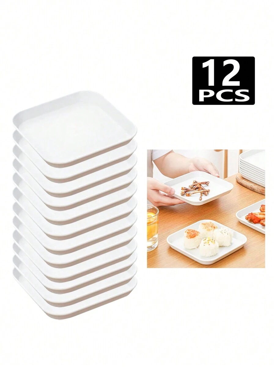 4/8/12 قطعة طبق مربع من البلاس - مراجعة Camping Cooking Disc وسعره