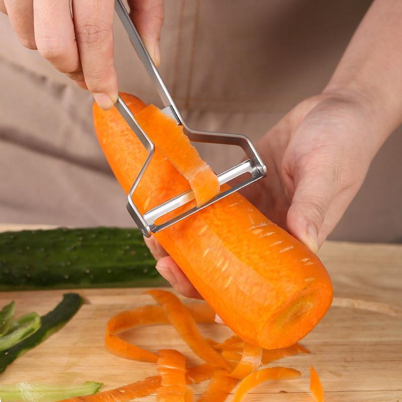 مقشرة خضروات مزدوجة الشفرات عا - مراجعة Camping Cooking Vegetables وسعره