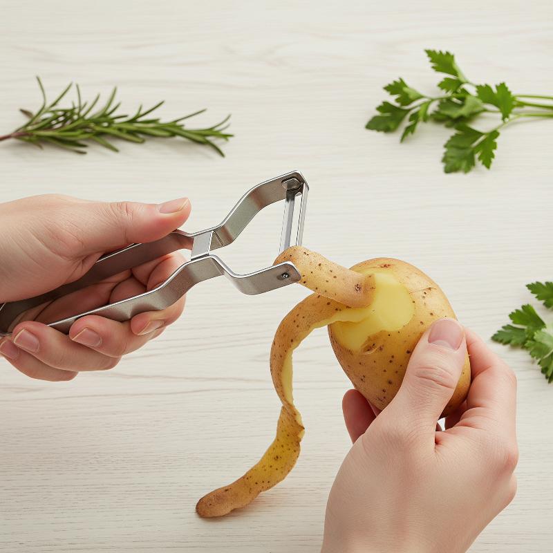 مقشرة خضروات مزدوجة الشفرات عا - مراجعة Camping Cooking Vegetables وسعره