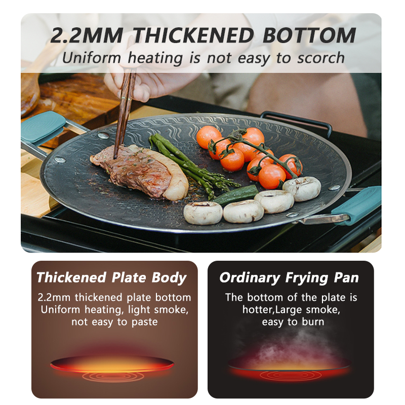 Naturehike شواء الطبخ مقلاة شو - مراجعة Camping Cooking Disc وسعره