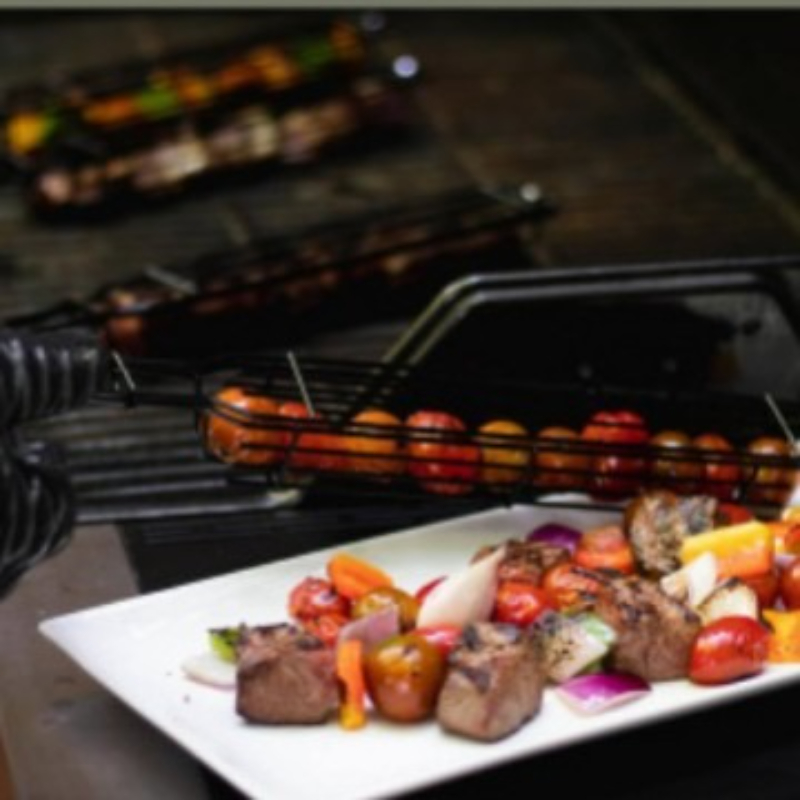 سلة شواء محمولة للحوم والخضروا - مراجعة Camping Cooking Vegetables وسعره
