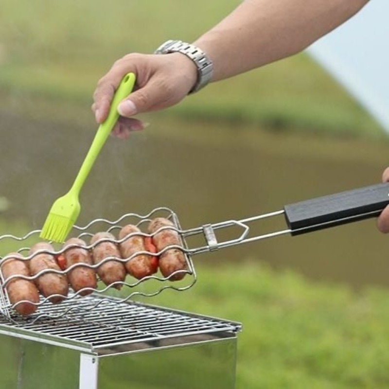 شواية محمولة للتخييم، خفيفة ال - مراجعة Camping Outdoor Cooking Equipment وسعره