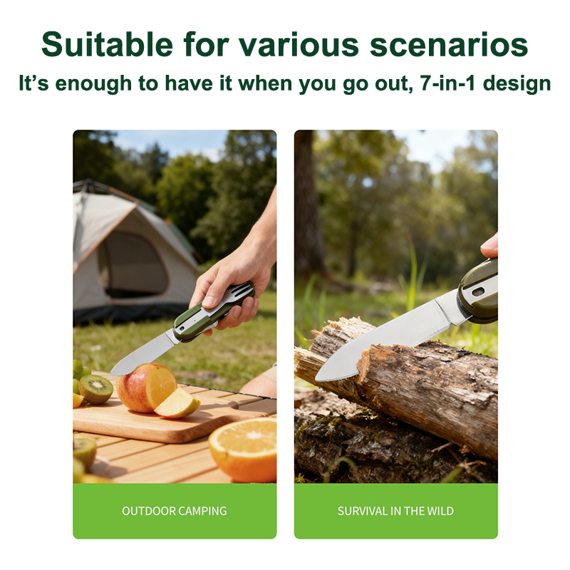 طقم أدوات طعام للتخييم جديد من - مراجعة Camping Cooking And Cutlery Set وسعره