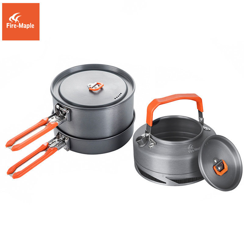 النار القيقب التخييم تجهيزات ا - مراجعة Camping Cooking And Cutlery Set وسعره