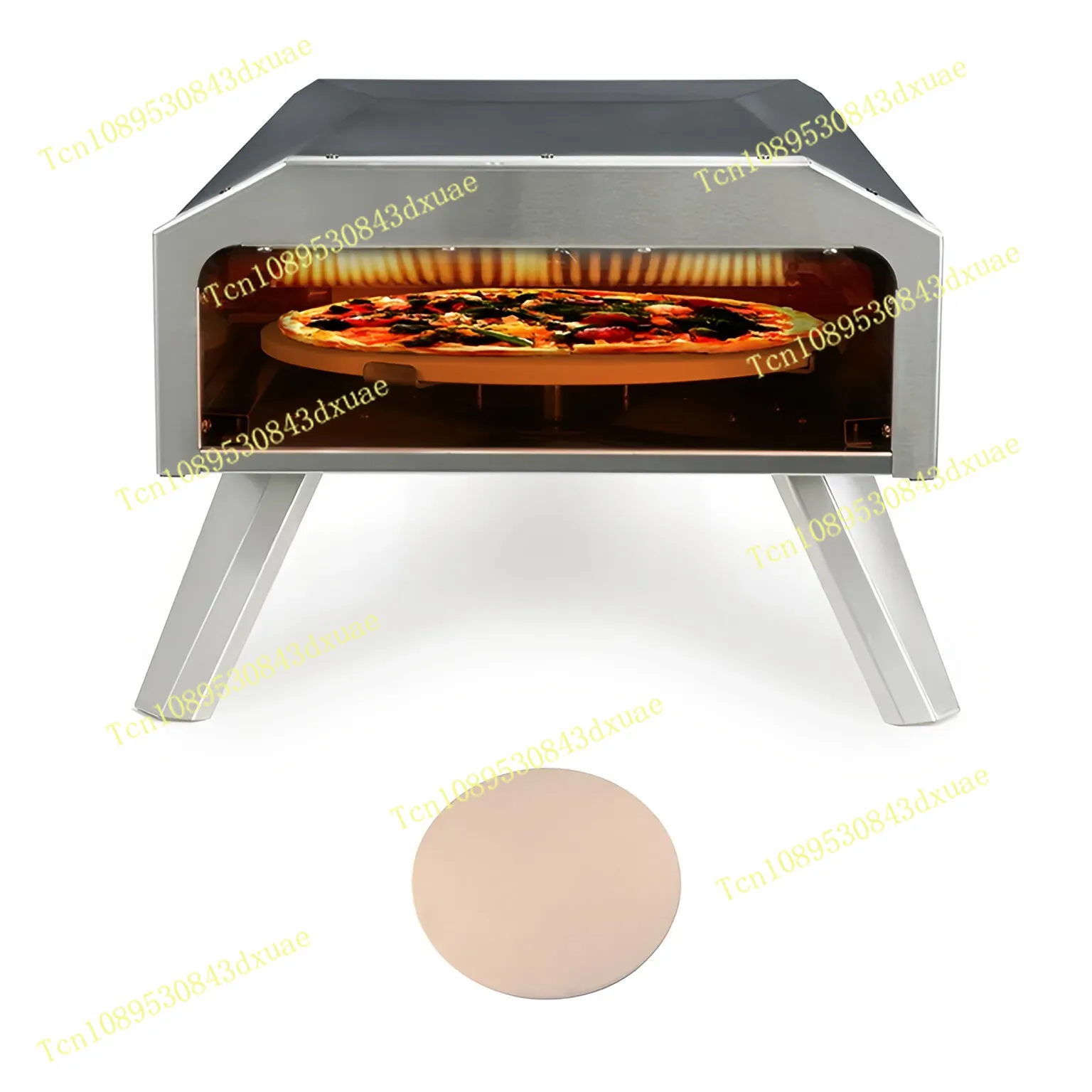 فرن بيتزا محمول قابل للطي يعمل - مراجعة Camping Cooking Gas Stove وسعره