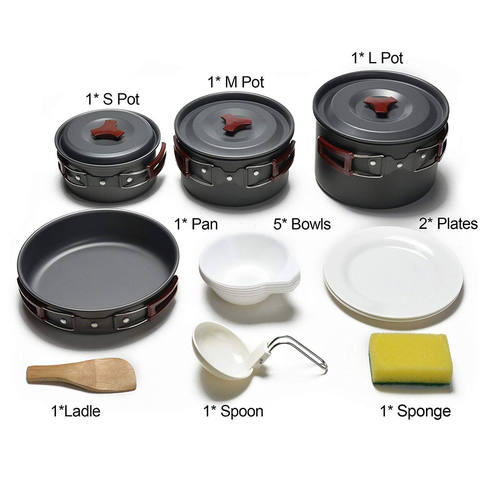 طقم أدوات طهي للتخييم في الهوا - مراجعة Camping Cooking Essentials وسعره