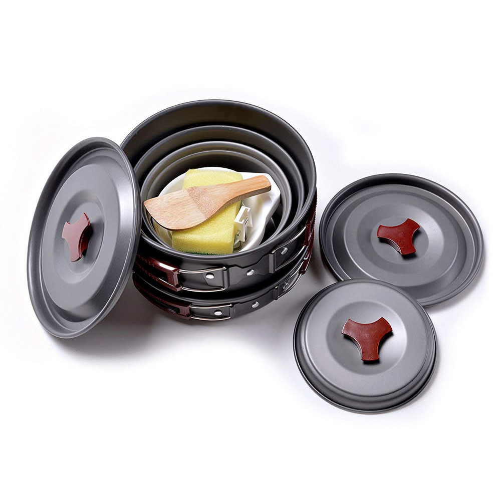 طقم أدوات طهي للتخييم في الهوا - مراجعة Camping Cooking Essentials وسعره