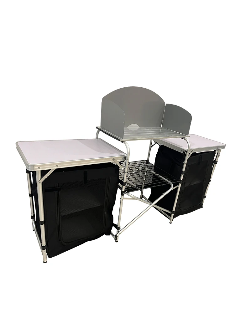 طاولة طهي محمولة قابلة للطي من - مراجعة Camping Outdoor Cooking Table وسعره